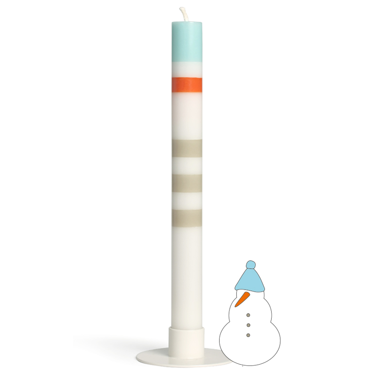 KERZE Schneemann