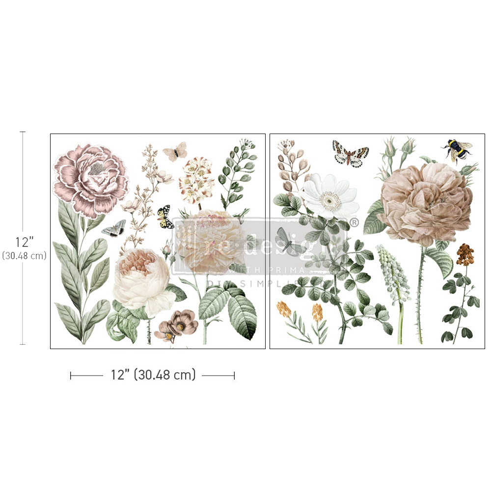 "An Afternoon in the Garden" - Transferfolie ReDesign