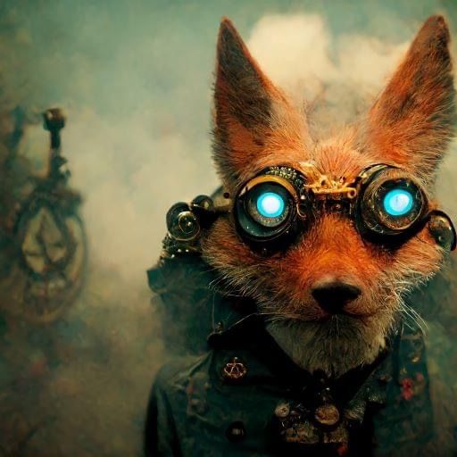 Future Fox - Decoupage Papier