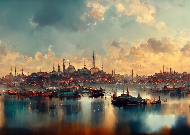 Istanbul - Decoupage Papier