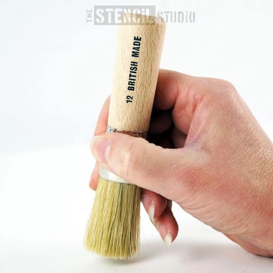 Schablonierpinsel No. 12 - The Stencil Studio