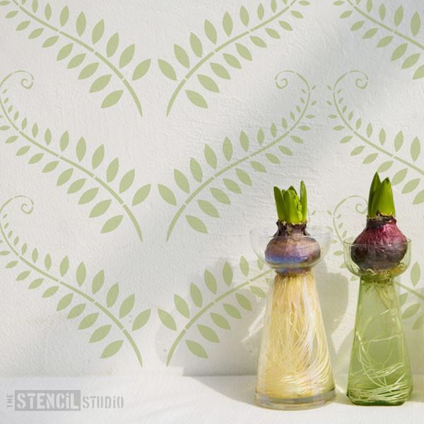 Fern Leaf Stencil