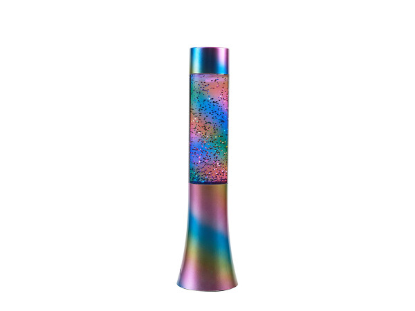 Total Regenbogen Glitzerlampe OPAL