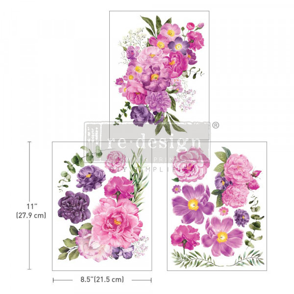 "Purple Blossom" - Transferfolie ReDesign