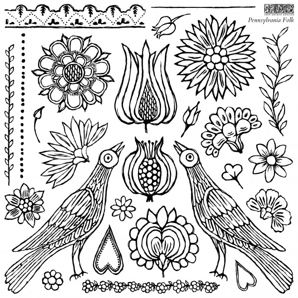 Decor Stempel "Pennsylvania Folk"