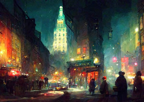 New York New York - Decoupage Papier