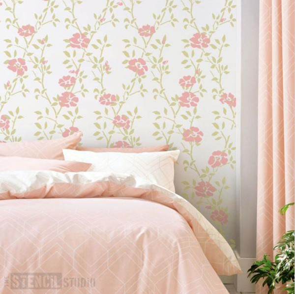 Leaf Trellis & Roses Set