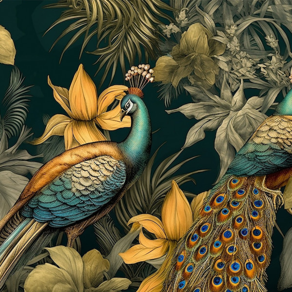 Pair of Peacocks - Decoupage Papier
