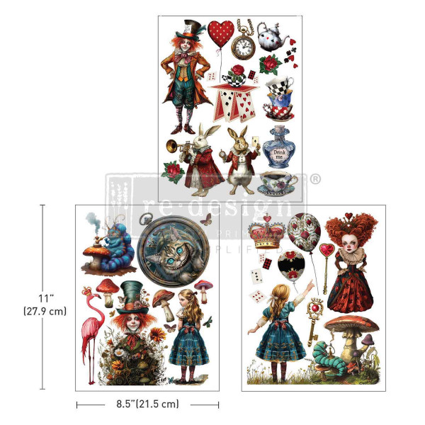 "Whimsical Realm" A4 - Transferfolie ReDesign