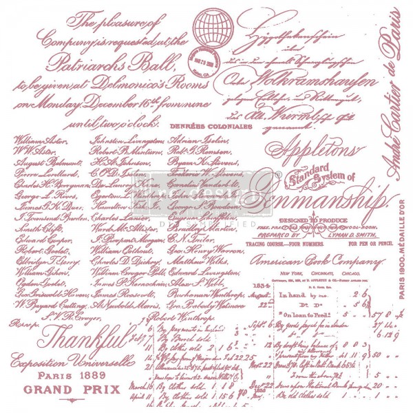 'Handwritten Note' - Decor Stempel ReDesign