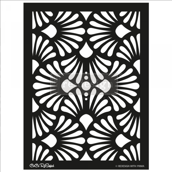Cece Modern Deco - Wandschablone
