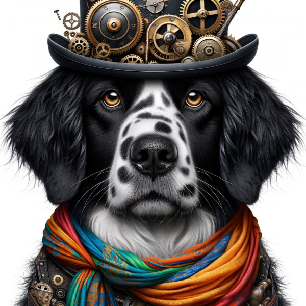 Diego Dog - Decoupage Papier