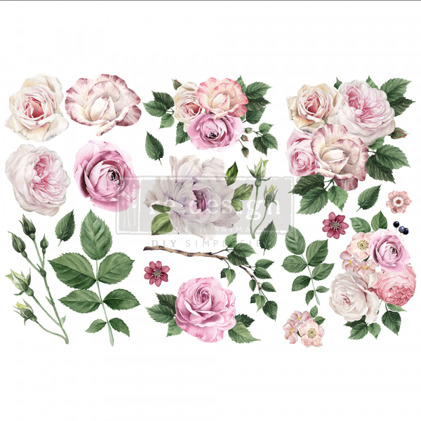 "Delicate Roses" - Transferfolie ReDesign