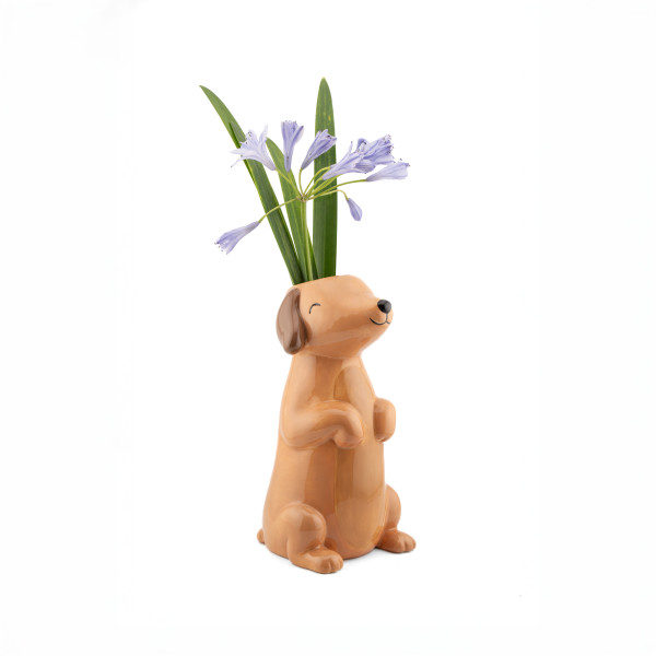 Sausage Dog Vase / Dackel Vase