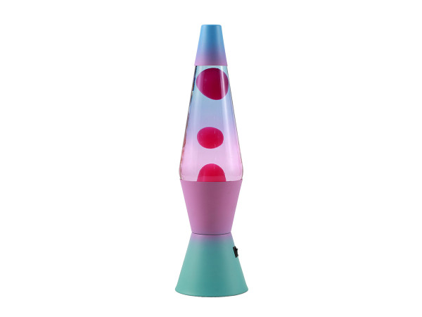 itotal - Lavalampe LED Spaceship violett/weiß