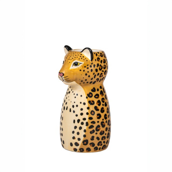 Leopard Vase