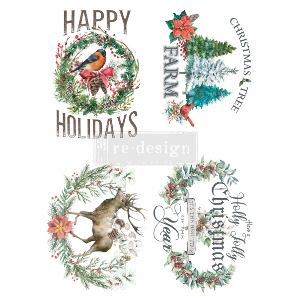 "Holly Jolly Xmas" - Transferfolie ReDesign