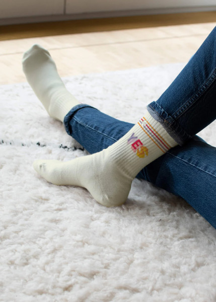 Tennissocken "Yes Yes Yes"