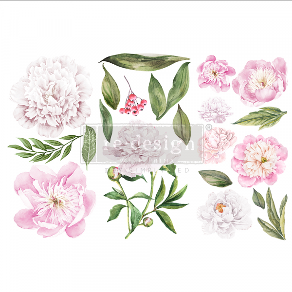 "Morning Peonies" - Transferfolie ReDesign