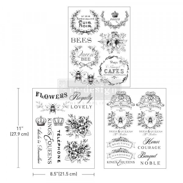 "French Labels" - Transferfolie ReDesign
