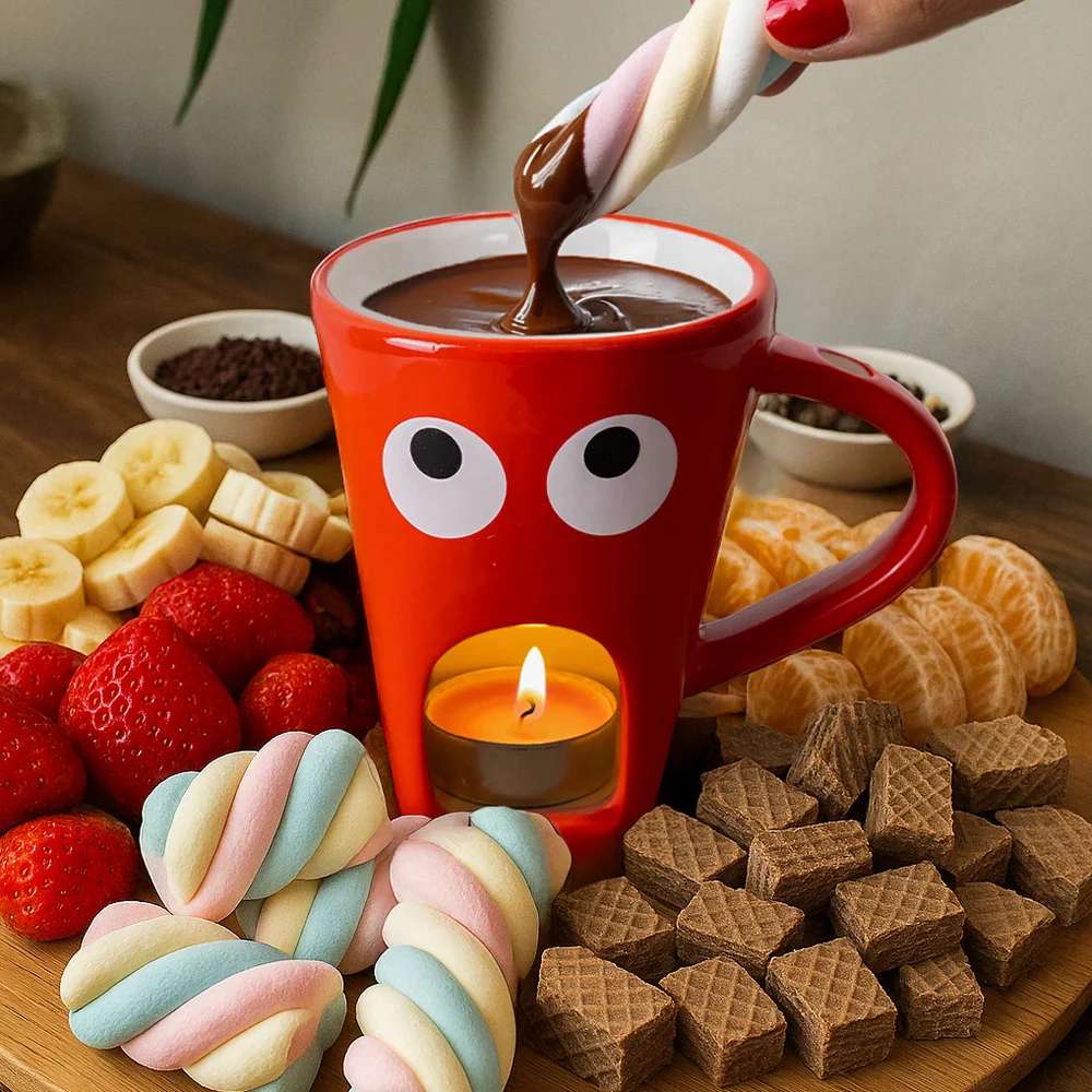 Fondue-Tasse „Ojos“