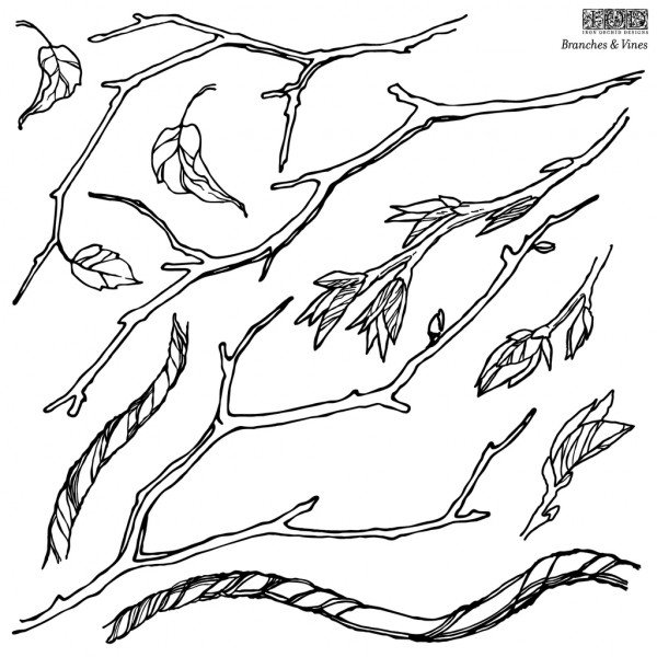 Decor Stempel "Branches & Vines"