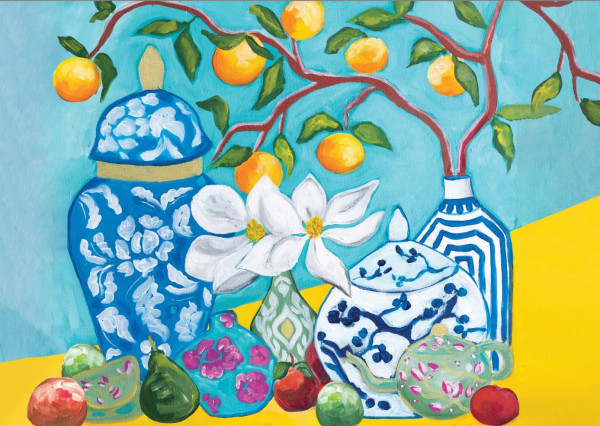 Ginger Jars - Decoupage Papier