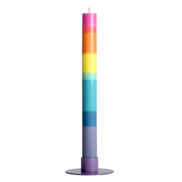 KERZE Toll / Regenbogen