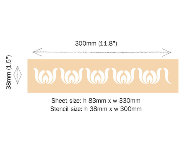 Udaipur Schablone - Annie Sloan x Nicolette Tabram