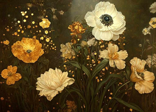 Flowers Horizontal- Decoupage Papier