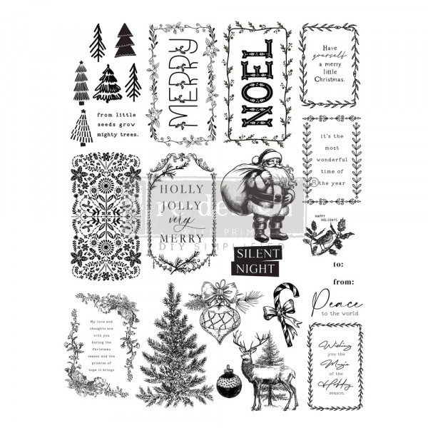Merry and Bright Tags - Decor Stempel ReDesign