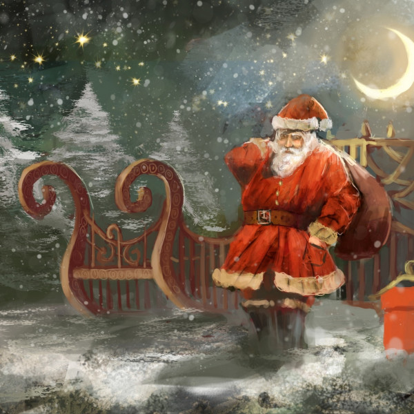 Santa Claus - Decoupage Papier