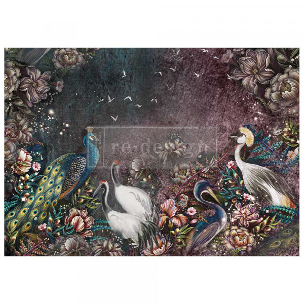 "Birds and Blooms" - A1 Decoupage Fiber Paper
