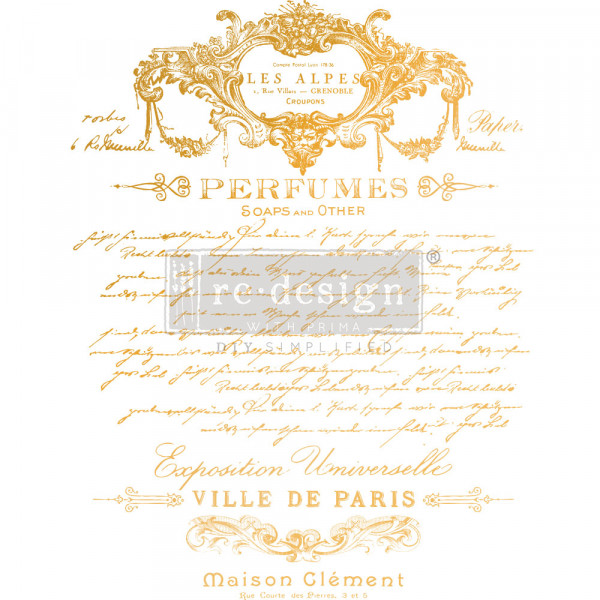 KACHA - "Perfume Notes" - Transferfolie ReDesign