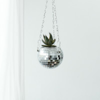 Discokugel Blumentopf, 10 cm