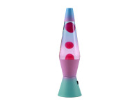 itotal - Lavalampe LED Spaceship violett/weiß