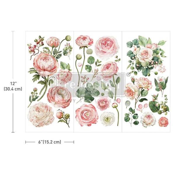 "Blushing Blooms" - Transferfolie ReDesign