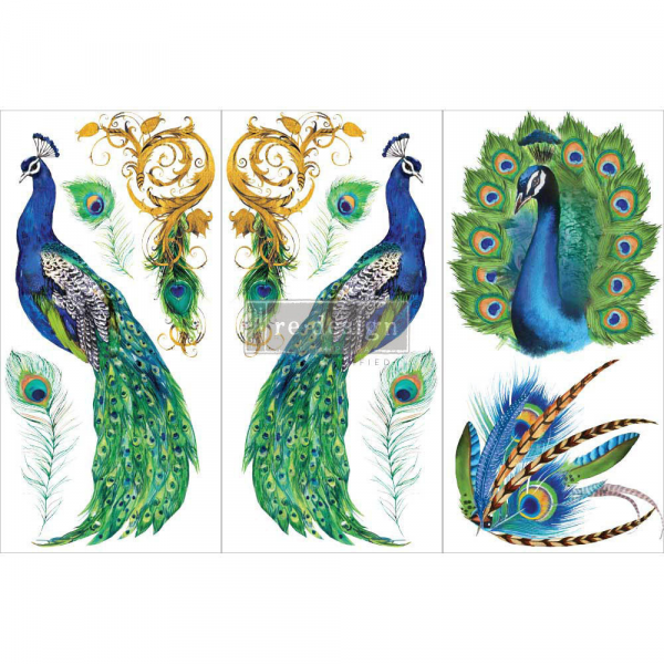 "Peacock Paradise" - Transferfolie ReDesign