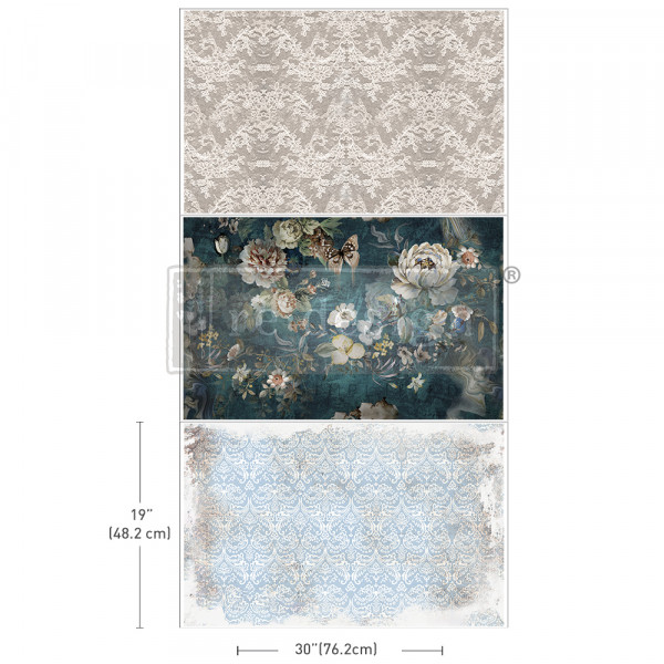 3er Set Découpage Paper "Heartfelt Memories"