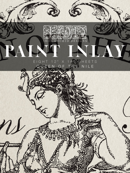 "Queen of the Nile" - Paint Inlay