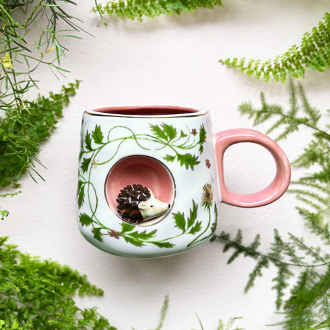 Secret Garden 3D Igel Tasse