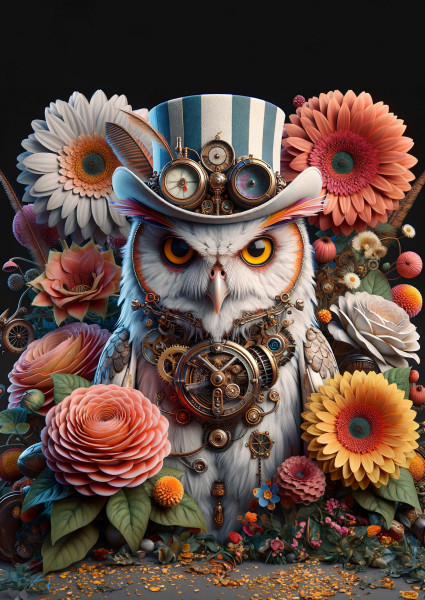 Oliver Owl - Decoupage Papier