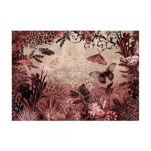 "Sepia Rainforest" - A1 Decoupage Fiber Paper