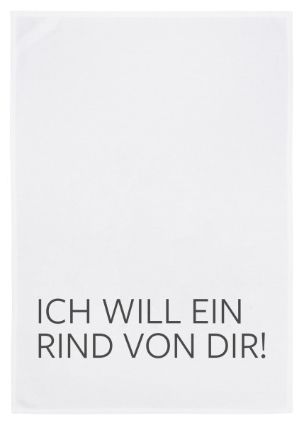 Geschirrtuch in weiß - Kuhles Verlangen