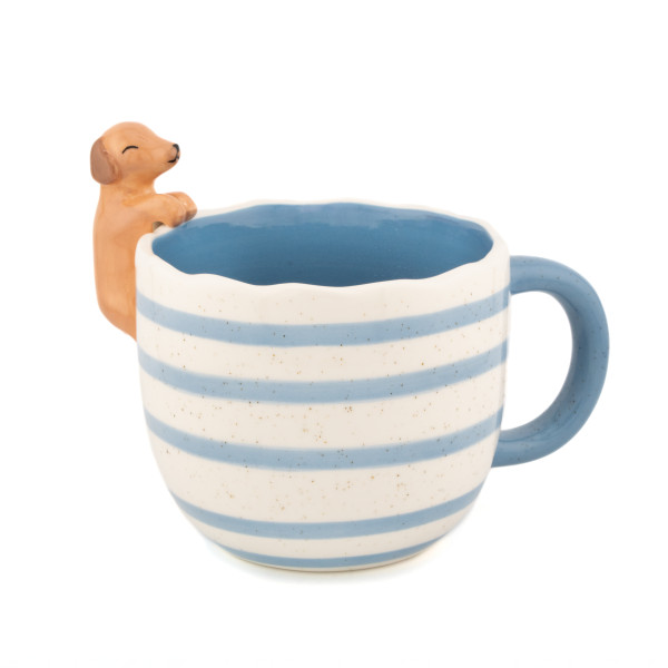 Peeking Sausage Dog Tasse